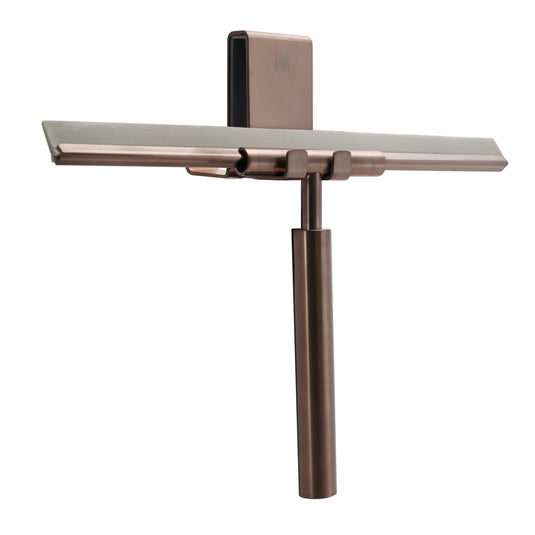 JTS Vos Squeegee With Double Sided Hook - Brushed Bronze - SQUBRZ - Envy Bathrooms Ltd