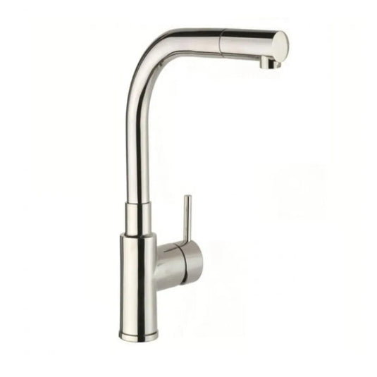 JTP Apco Mono Kitchen Sink Mixer Tap Pull-Out Spout - Stainless Steel - Envy Bathrooms Ltd