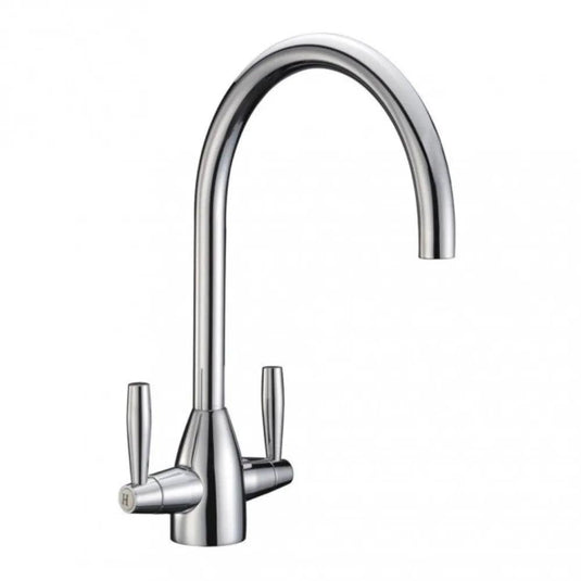 JTP Blink Mono Kitchen Sink Mixer Tap - Dual Handle - Chrome - Envy Bathrooms Ltd
