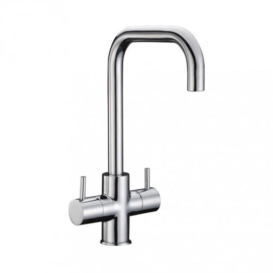 JTP Profumi Mono Kitchen Sink Mixer Tap - Dual Handle - Chrome - Envy Bathrooms Ltd