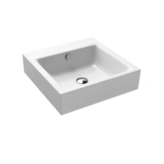 Kaldewei Puro 3163 Wall Hung Basin 460mm 0TH Alpine White | 901306003001