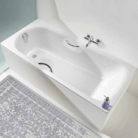 Kaldewei Saniform Plus 1700x750mm Single Ended Bath 2TH Anti-Slip Grip Holes | 112627000001