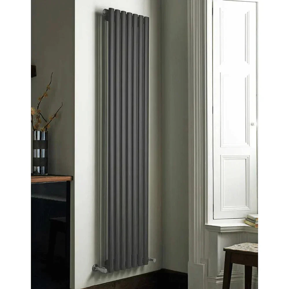 Hrs Radiators Kartell Aspen Single Designer Vertical Radiator 1800mm H x 430mm W | A
