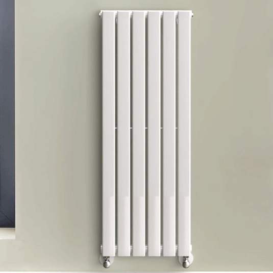 Kartell Boston Designer Radiator 1200mm H x 410mm W - White - Envy Bathrooms Ltd