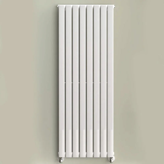 Kartell Boston Designer Radiator 1600mm H x 550mm W - White - Envy Bathrooms Ltd