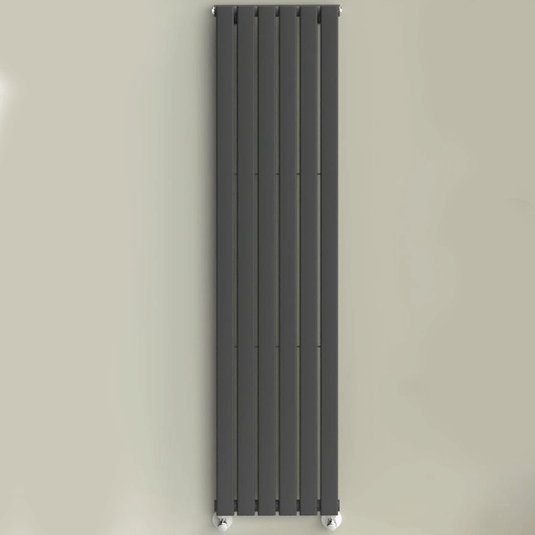 Kartell Boston Designer Radiator 1800mm H x 410mm W - Anthracite - Envy Bathrooms Ltd