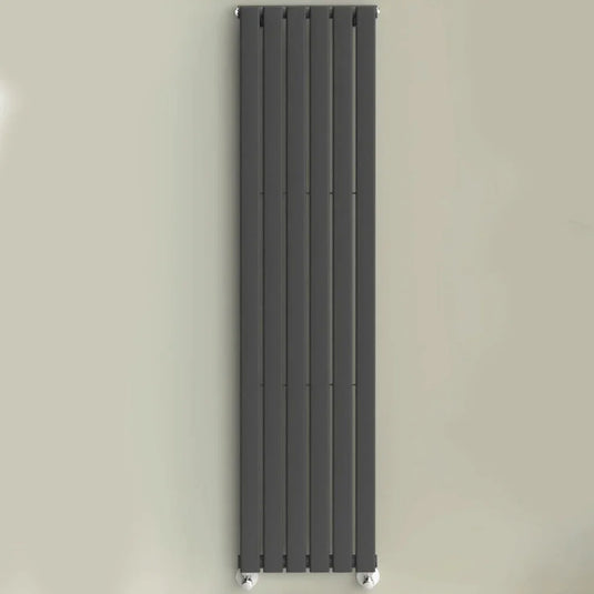 Kartell Boston Designer Radiator 1800mm H x 410mm W - Anthracite - Envy Bathrooms Ltd