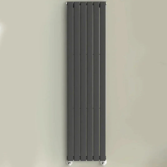 Kartell Boston Designer Radiator 1800mm H x 410mm W - Anthracite - Envy Bathrooms Ltd