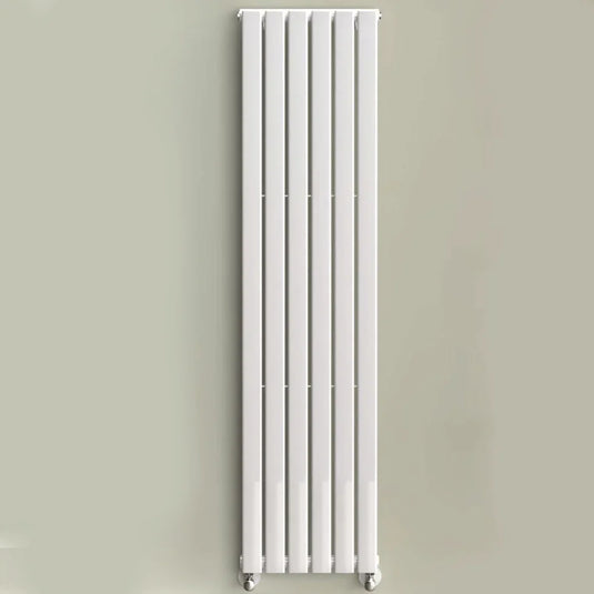 Kartell Boston Designer Radiator 1800mm H x 410mm W - White - Envy Bathrooms Ltd
