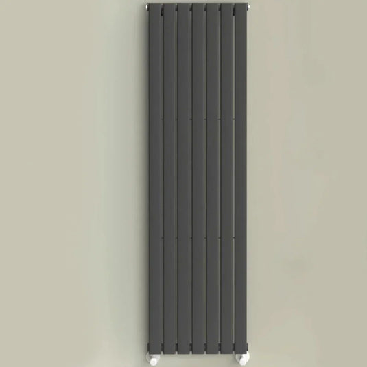 Kartell Boston Designer Radiator 1800mm H x 480mm W - Anthracite - Envy Bathrooms Ltd