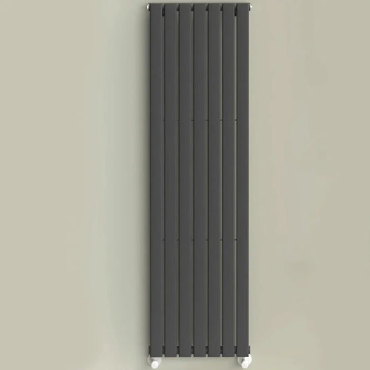 Kartell Boston Designer Radiator 1800mm H x 480mm W - Anthracite - Envy Bathrooms Ltd