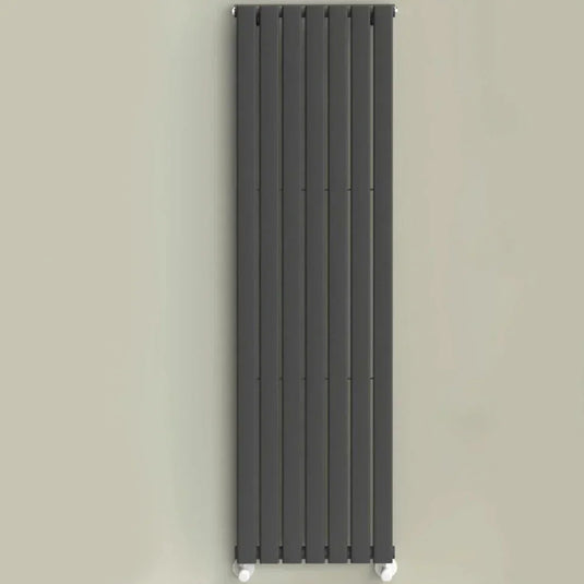 Kartell Boston Designer Radiator 1800mm H x 480mm W - Anthracite - Envy Bathrooms Ltd