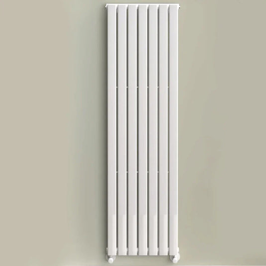 Kartell Boston Designer Radiator 1800mm H x 480mm W - White - Envy Bathrooms Ltd