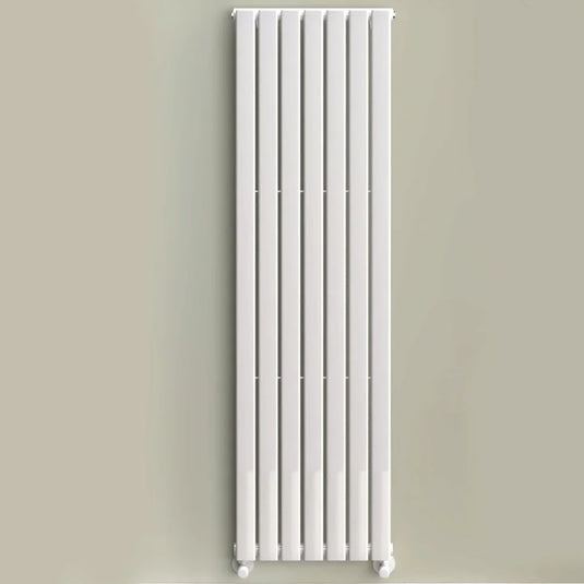 Kartell Boston Designer Radiator 1800mm H x 480mm W - White - Envy Bathrooms Ltd