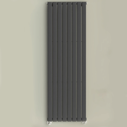 Kartell Boston Designer Radiator 1800mm H x 550mm W - Anthracite - Envy Bathrooms Ltd