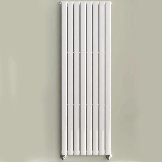 Kartell Boston Designer Radiator 1800mm H x 550mm W - White - Envy Bathrooms Ltd