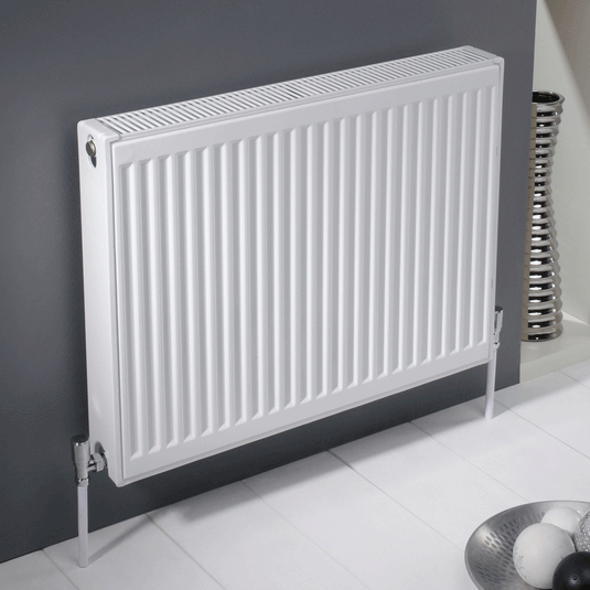 Kartell K-Rad Kompact Type 21 Double Panel Plus Compact Radiator 600mm H x 2000mm W - White - Envy Bathrooms Ltd