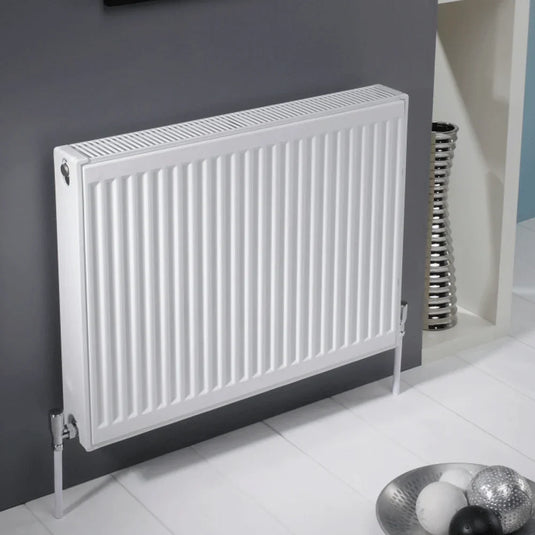 Kartell K-Rad Kompact Type 22 Double Convector Compact Radiator 400mm H x 2000mm W - White - Envy Bathrooms Ltd