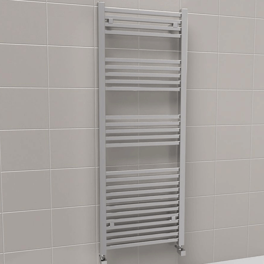 Kartell K Squared Designer Towel Rail 1600mm H x 600mm W - Chrome - Envy Bathrooms Ltd