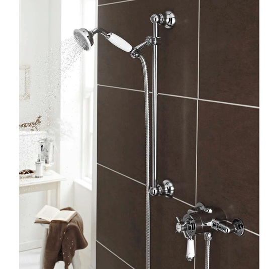 Kartell Klassique Exposed Thermostatic Shower Valve - Chrome - Envy Bathrooms Ltd