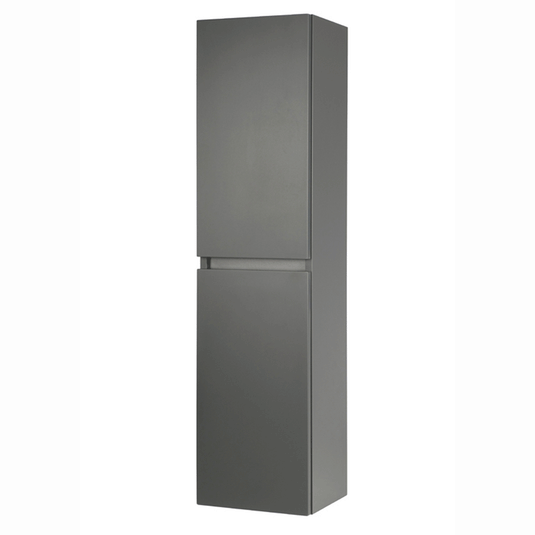 Kartell Kore Wall Hung 2-Door Storage Unit 300mm Wide - Matt Dark Grey - Envy Bathrooms Ltd
