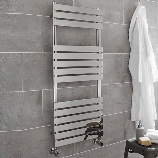 Kartell Memphis Designer Towel Rail 1200mm H x 500mm W - Chrome - Envy Bathrooms Ltd