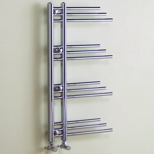 Kartell New York Designer Heated Towel Rail 900mm H x 500mm W - Chrome - Envy Bathrooms Ltd