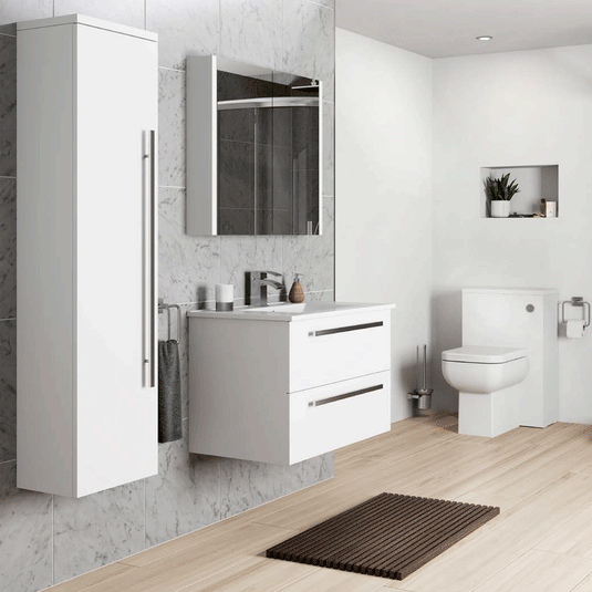Kartell Purity Back To Wall WC Unit - 505mm Wide x 250mm Deep - White - Envy Bathrooms Ltd