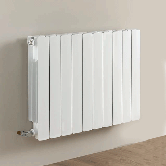 Kartell Vermont hi Single Designer Radiator 581mm H x 400mm W - White - Envy Bathrooms Ltd