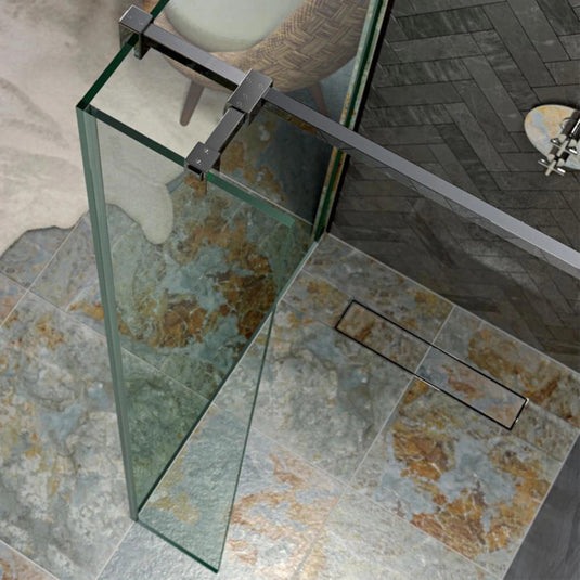 Kudos Aqua4ma 1330 x 1000mm Rectangle Linear Deck - Envy Bathrooms Ltd