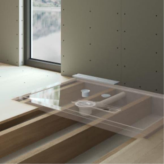 Kudos Connect 2 1000 x 900mm Rectangular Slimline Shower Tray with waste - White - Envy Bathrooms Ltd