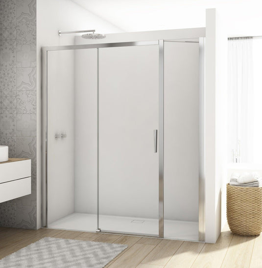 Kudos Divera 1000mm Sliding Door - Chrome - K22S2B1005007-0001 - Envy Bathrooms Ltd