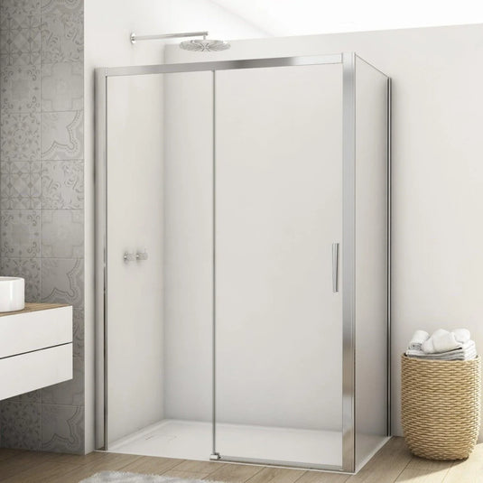 Kudos Divera 1400mm Sliding Door - Chrome - K22S2B1405007-0001 - Envy Bathrooms Ltd