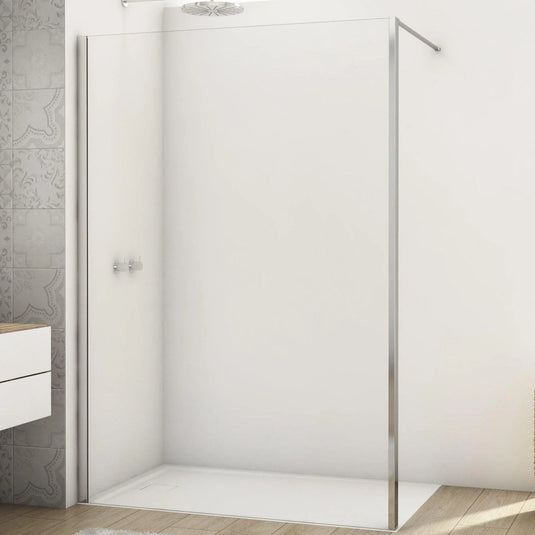 Kudos Divera 1400mm Wetroom Panel - Chrome (excl. wall profile) - K22F11405007-0001 - Envy Bathrooms Ltd