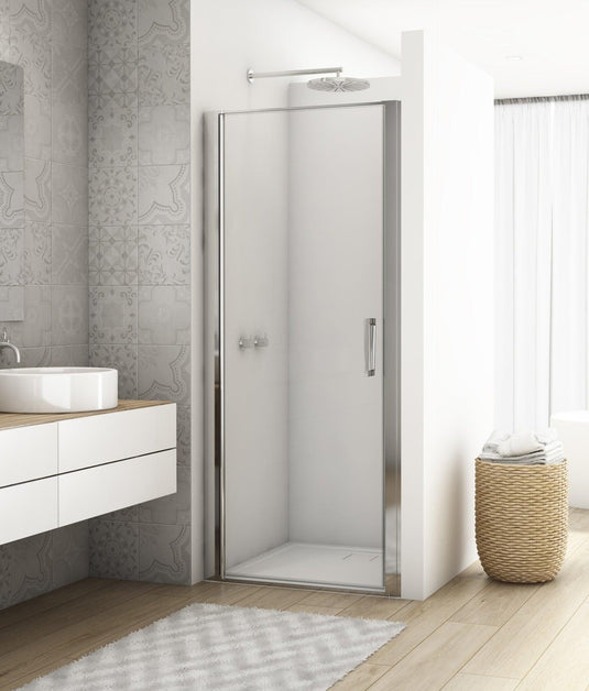 Kudos Divera 700mm Pivot Door - Chrome - K22T10705007-0001 - Envy Bathrooms Ltd