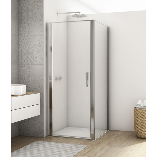 Kudos Divera 700mm Wetroom Panel - Chrome (incl. wall profile) - K22F10705007-0001