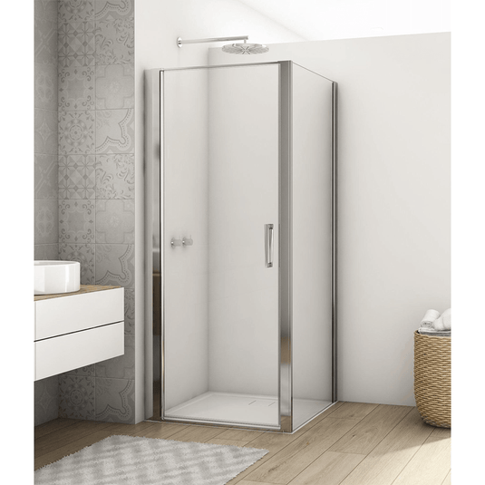 Kudos Divera 800mm Wetroom Panel - Chrome (excl. wall profile) - K22F10805007-0001 - Envy Bathrooms Ltd