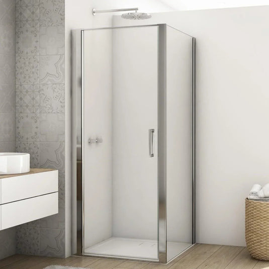 Kudos Divera 900mm Pivot Door - Chrome - K22T10905007-0001 - Envy Bathrooms Ltd