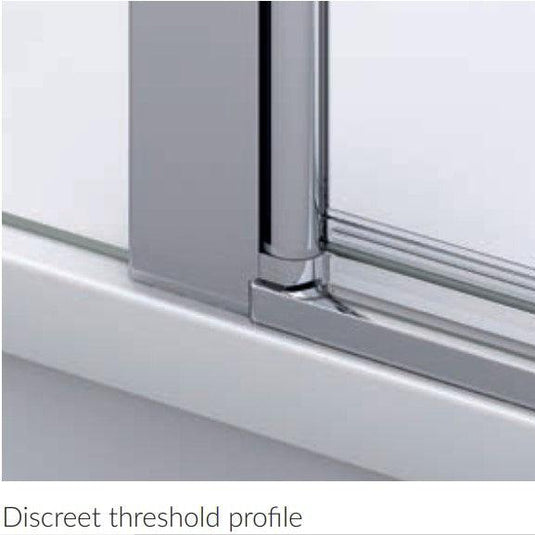 Kudos Divera Threshold Strip - Chrome - K22KB.10 - Envy Bathrooms Ltd