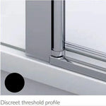 Kudos Divera Threshold Strip - Matt Black - K22KB.06 - Envy Bathrooms Ltd