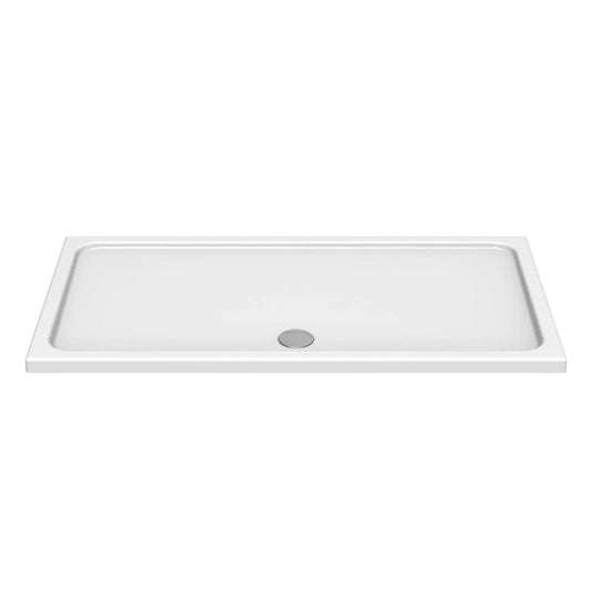 Kudos Kstone 1400 x 700mm Anti-slip Rectangle Shower Tray - White - Envy Bathrooms Ltd