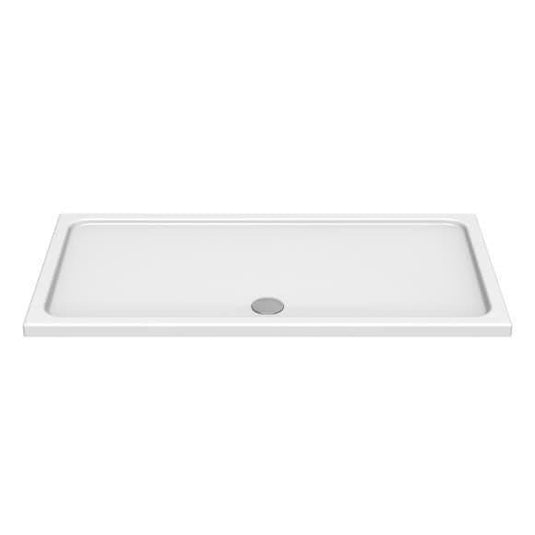 Kudos Kstone 1500 x 800mm Rectangular Shower Tray - White - Envy Bathrooms Ltd