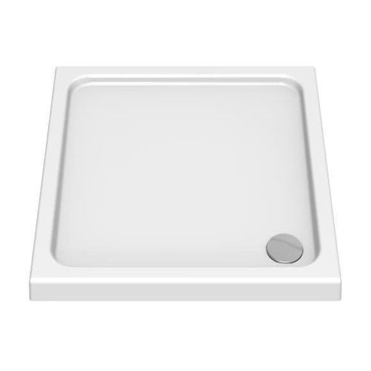 Kudos Kstone 800 x 800mm Square Shower Tray - White - Envy Bathrooms Ltd