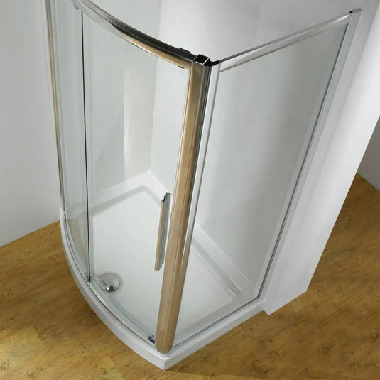 Kudos Original 800mm Side Panel for Bowed Doors - Chrome - Envy Bathrooms Ltd