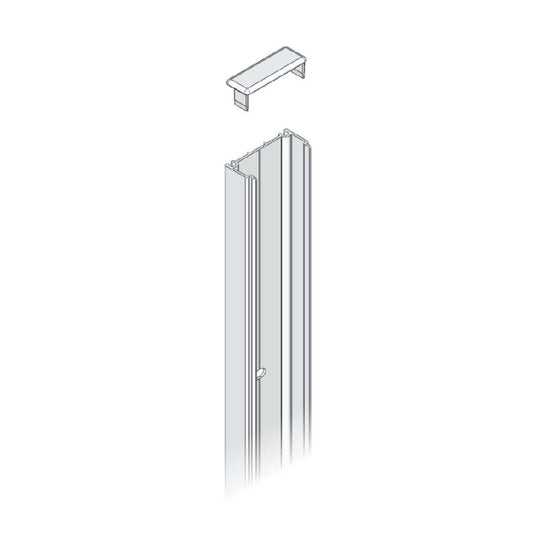 Kudos Original6 Door Wall Extension Profile Silver - Envy Bathrooms Ltd