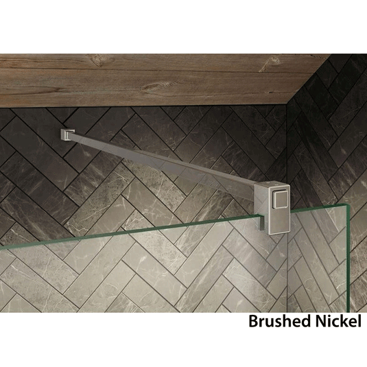 Kudos Ultimate 2 1000m Front Fixing Kit - Brushed Nickel - 10WPFPFKBRN - Envy Bathrooms Ltd