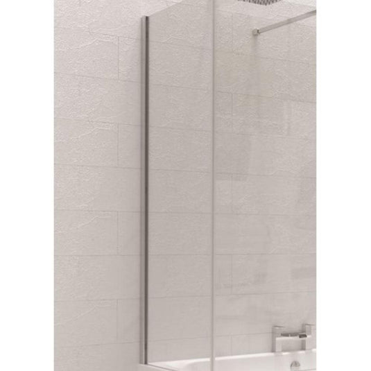 Kudos Ultimate 2 10mm Bath Screen Wall Post - Brushed Nickel - Envy Bathrooms Ltd