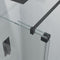 Kudos Ultimate 2 300mm Fixed Deflector Panel (10mm Thick)  | Matt Black | 10WPDEFPMBK