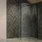 Kudos Ultimate 2 300mm Fixed Deflector Panel (8mm Thick)  | Matt Black | 5WPDEFPMBK