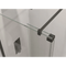 Kudos Ultimate 2 300mm Fold Away Deflector Panel (Left Hand - 8mm Thick)  |  Chrome | 5WPFADPLH